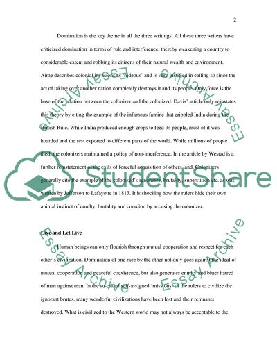 Global Interdependence