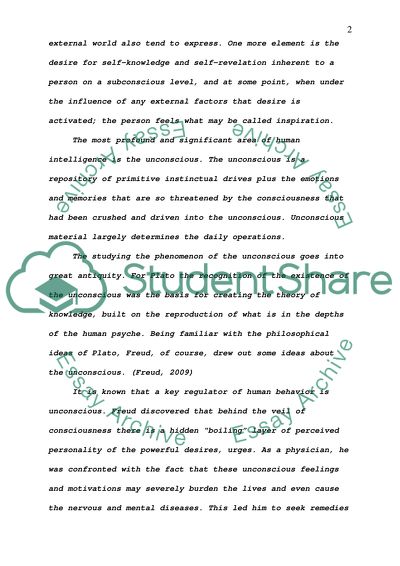 Art and the Unconscious