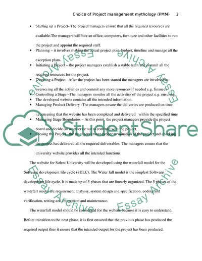 The choice of PMM word report