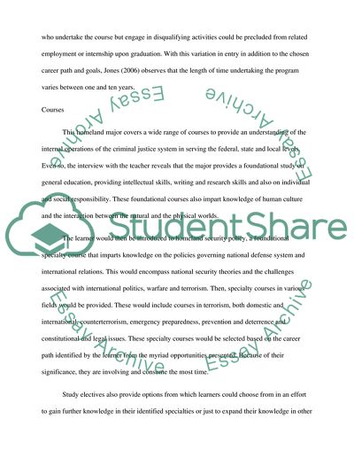 Career Demands and Opportunities in Homeland Security