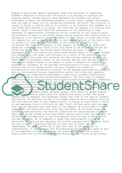 Management Leadership