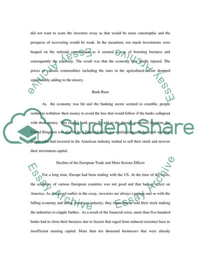 The 1893 Financial Panic