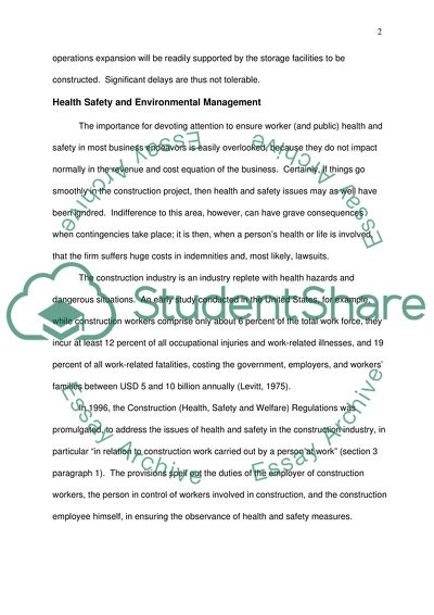 Civil Engineering Management Portfolio