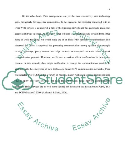 TLS/SSL and IPSec Paper