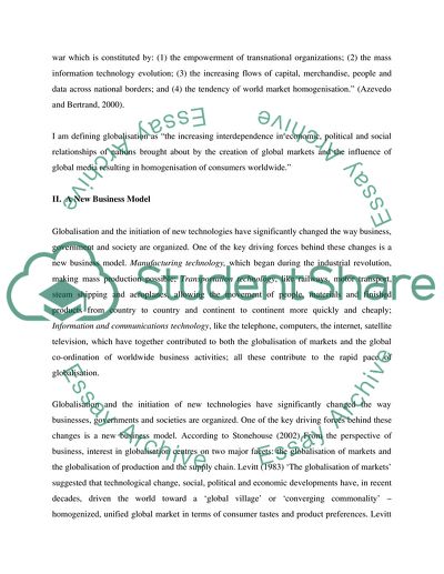 What Globalisation Means