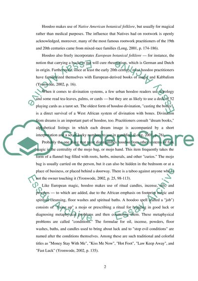 African American Religion Hoodoo