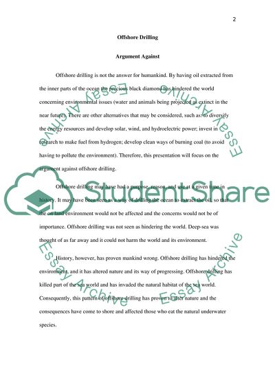 Offshore Drilling Controversy