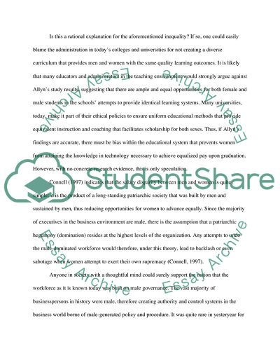 Salary Inequality in the Workplace: Why do Men still Earn More