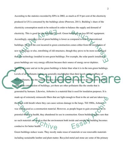 green building essay