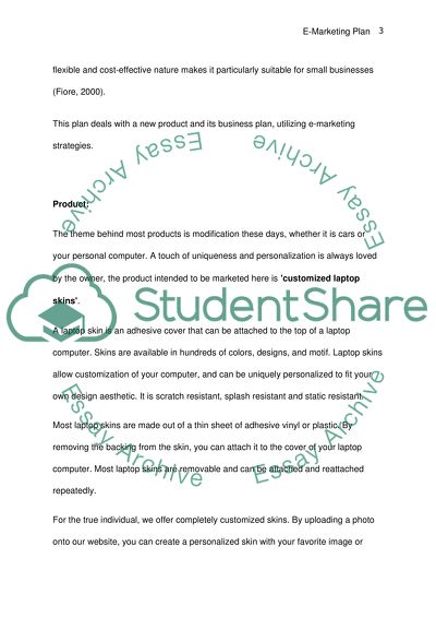 Electronic Marketing Plan