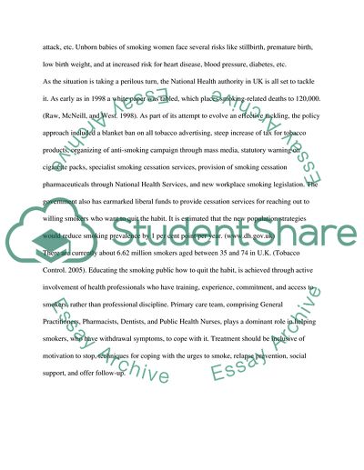 UK Smoking Cessation
