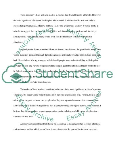 Moral Issues in Our Lives