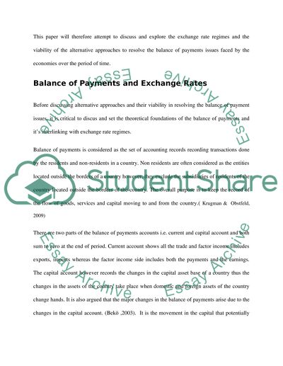 Balance of Payments Accounts