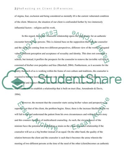 Multicultural Counselling Practice