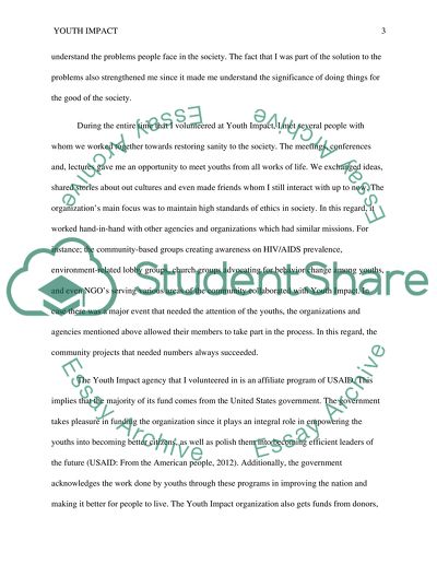 Analysis of the agency,social work