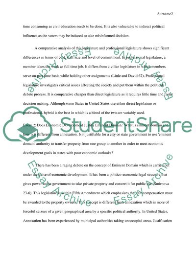 Strengths and weaknesses of direct legislation