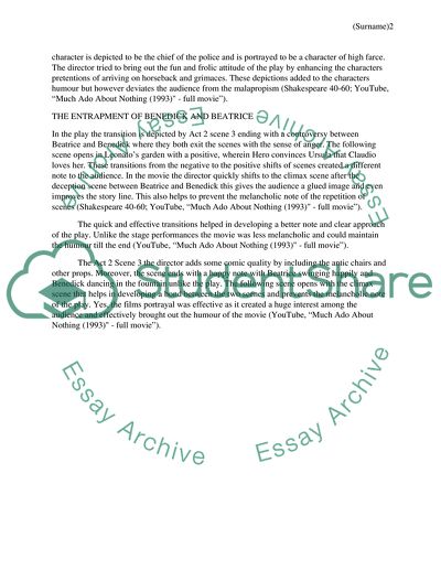 Movie review Much Ado About Nothing Shakespeare