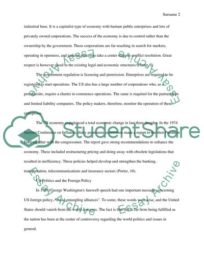 Politics as a Greater Area of Interest