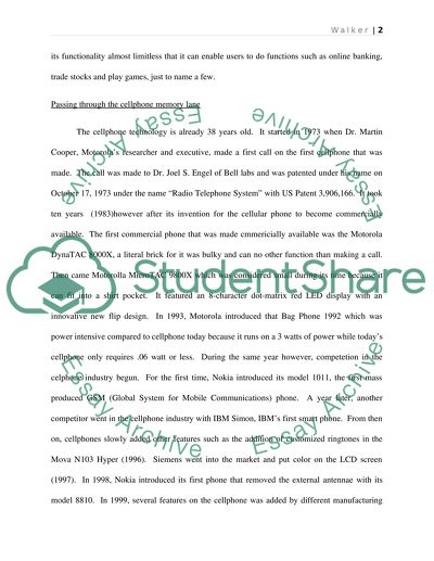 Evolution of the Cellphone and How it Changed our Lives