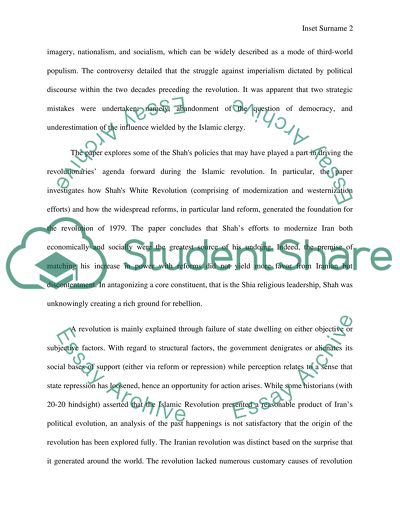 The Iranian Revolution