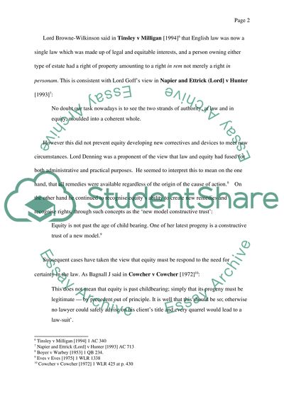 Equity, Conscience, And Unjust Enrichment