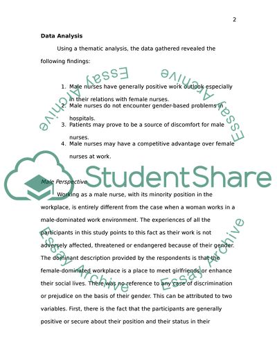 The Use of a Thematic Analysis