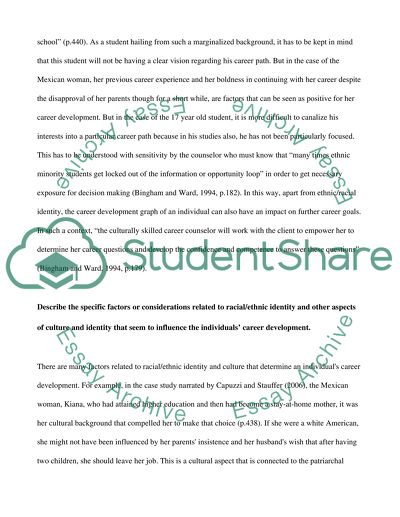 Racial/Ethnic Identity and Career Development