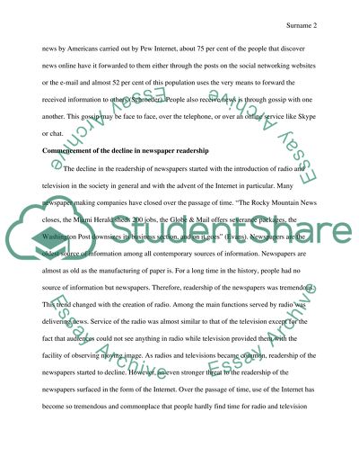 What Challenges Face the Newspaper Industry with the Emergence of the Internet