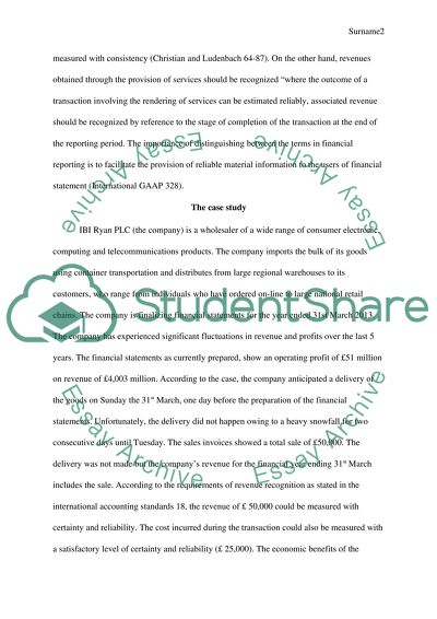 Financial accounting