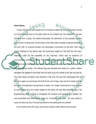 The Common Problem of Ankle Strain