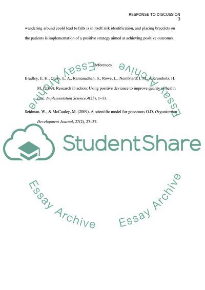 Discussion Board Post Response