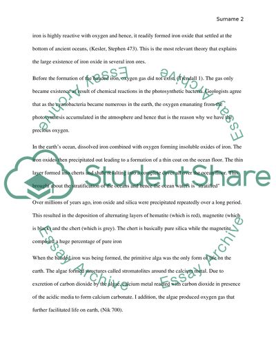 Banded Iron Formation