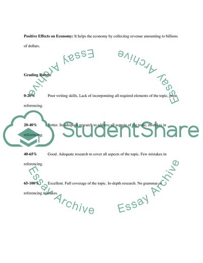 Black markets and Economy