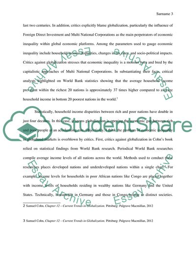 Purported challenge or problem of Globalization, Foreign Direct Investment (FDI), or Multinational Corporations (MNCs)