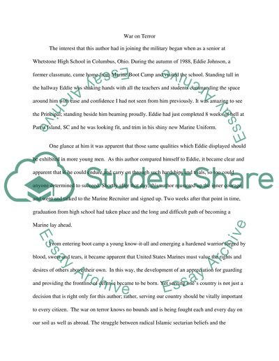 War on Terror in the US