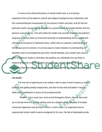 Human Diversity and Ethical Practice in Mental Health: A Case Study and Analysis