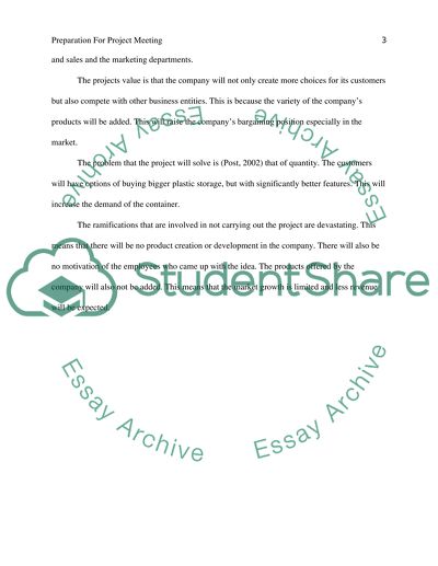 Winsome Manufacturing Companys Project