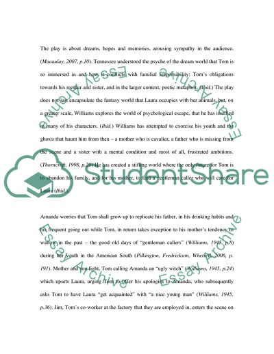 The Glass Menagerie by Tennessee Williams