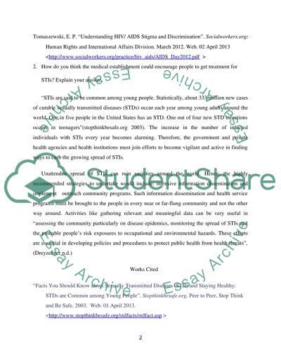 sexually transmitted diseases essay research paper