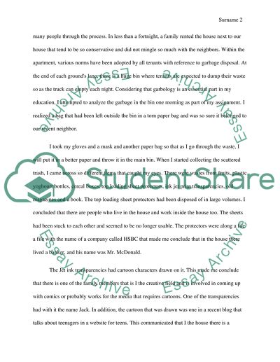 The Concept of Garbology