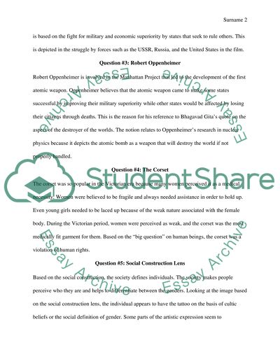 The Postmodern Characteristics of Doctor Atomic