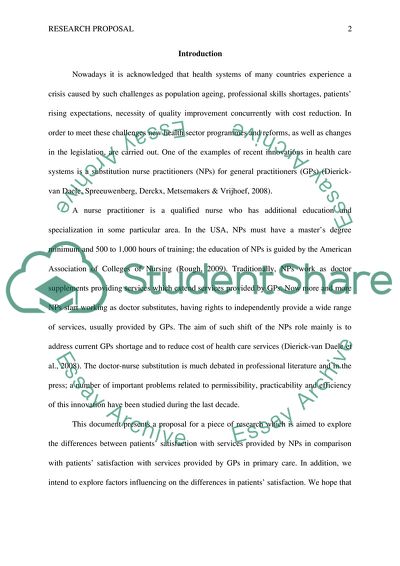 Exploring the Differences in Patients Satisfaction with Primary Care Provided by Nurses and Doctors