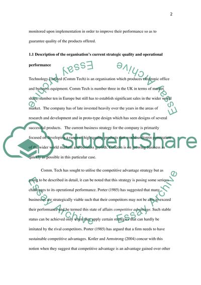 Managing Organisational Design and Change