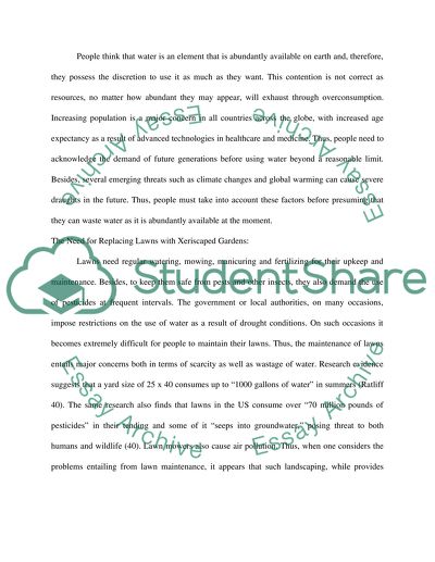 An Option to Overcome Water Scarcity and Environmental Issues