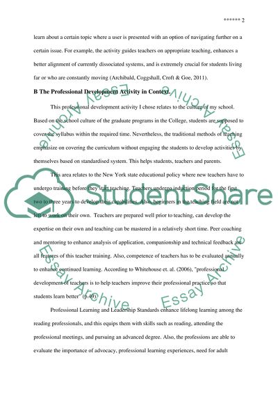 Designing Learning Activities in a Standards-Based System