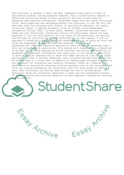 Data Collection and Management Techniques for a Qualitative Research Plan