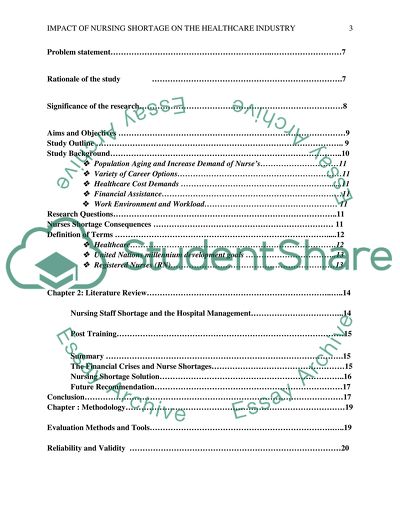 Impact of Nursing Shortage on the Healthcare Industry
