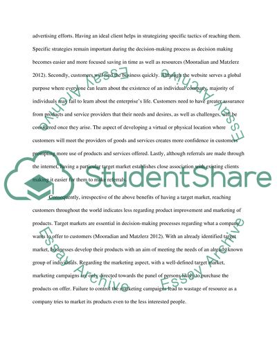 Importance of Having a Specific Target Market