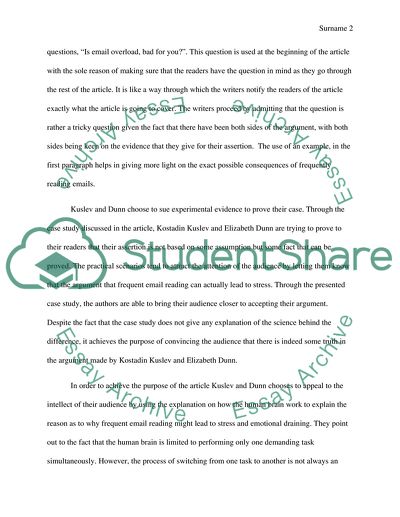 Reading Emails Can Lead To Someone Feeling Stressed