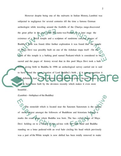 The Birthplace of the Founder of Buddhism